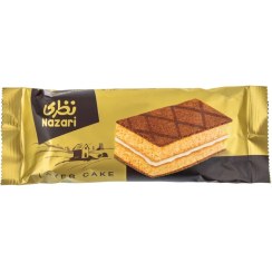 تصویر کیک اسفنجی دو لایه با کرم شیری نظری – 55 گرم 