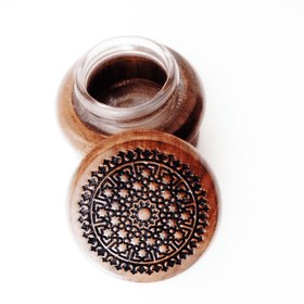 تصویر دوات خوشنویسی چوب گردو سایز متوسط طرح سنتی 