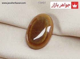 تصویر نگین عقیق باباقوری سه پوست درشت کد 132421 