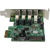 تصویر کارت USB3.0 PCI Express برق ساتا 4 پورت مینی پنل مخصوص مینی کیس استوک 