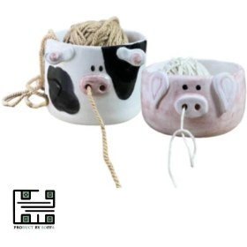 تصویر جا کاموایی فانتزی گاوی 