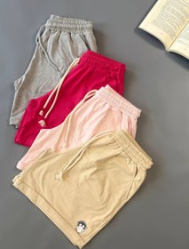 تصویر شورتک زنانه جیب آمریکایی 