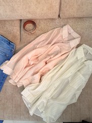 تصویر شومیز شیشه ای حریر 