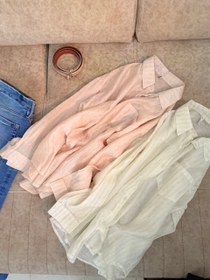 تصویر شومیز شیشه ای حریر 