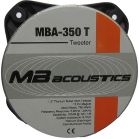 تصویر سوپرتیوتر ام بی آکوستیک مدل MBA-350T ا MB Acoustics MBA-350T Car Tweeter MB Acoustics MBA-350T Car Tweeter