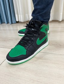 تصویر کفش مخصوص دویدن و بسکتبال مدل Air Jordan - سبز مشکی / 4 Air Jordan