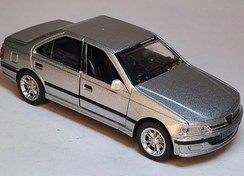 تصویر ماکت فلزی پژو پارس رنگ دلفینی 