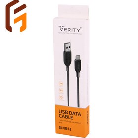 تصویر کابل شارژ تایپ سی وریتی مدل CB3149T Verity Data Cable USB to Type-C CB3149T