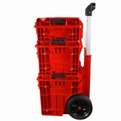 تصویر جعبه ابزار کوبریک مدل QS Red Cart 2.0 ظرفیت ۷۶ لیتر با کاسه پلاستیکی 