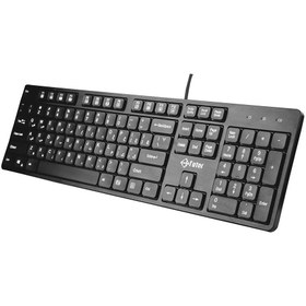 تصویر کیبورد با سیم فاطرمدل KCN-5100B Fater KCN-5100B Wire Keyboard