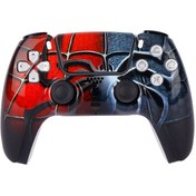 تصویر دسته بازی بی سیم طرح اسپایدرمن مدل T29 مناسب PS4 و PC 