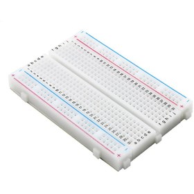 تصویر برد بورد مینی ۴۰۰ سوراخ مدل MB-102 سایز ۵.۵ * ۸.۵ سانتی متر 