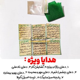 تصویر حرز اصلی امام جواد(ع) دستنویس پوست آهو، نقره و بازوبنده چرمی 