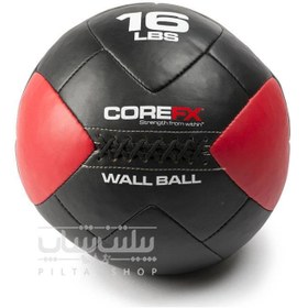 تصویر وال بال کور اف اکس Corefx Wall Ball 16LBS Med Ball 