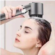 تصویر سر دوش حمام سیلیکونی مدل توربو 2024 چند حالته 