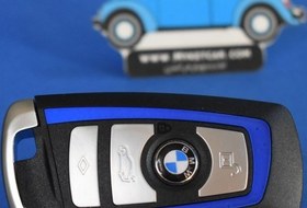 تصویر قاب سوییچ BMW F Blue 