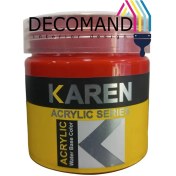 تصویر قرمز کلورانت مادر رنگ اکریلیک کارن (ربعی) 