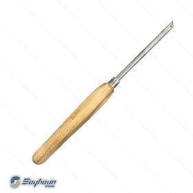 تصویر مغار خراطی گرد سر تخت کج 12 میل فولادی 