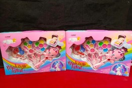 تصویر وسایل آرایشی دخترانه ۳ تکه مدل شونه 