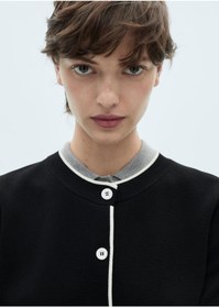 تصویر ژاکت کش باف پشمی زنانه منگو mango 