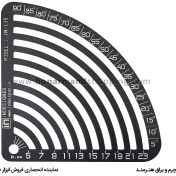 تصویر گونیا 90 درجه زاویه دار ناظریان مدل IN-135 