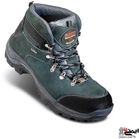 تصویر پوتین ایمنی فرزین مدل لامبرجک مشکی Farzin safety shoes Model Lumberjack nobok