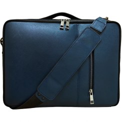 تصویر کیف 2 کاره اداری سپیدار - سرمه ای 