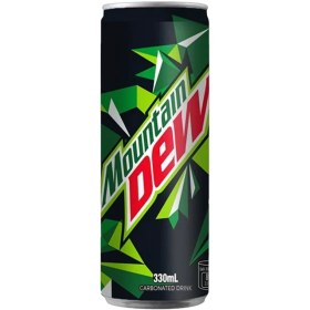 تصویر نوشابه گازدار مانتن دوو قوطی 330ميل DEW مدل Mountain Dew Mountain Dew Can 330ml