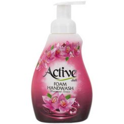 تصویر مایع دستشویی فوم دیاموند صورتی 500 گرمی اکتیو Active Pink Diamond Series Handwashing Liquid 500g