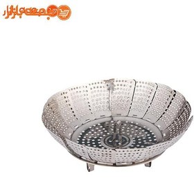 تصویر سبد بخارپز تاشو استیل مدل K38 