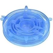 تصویر درپوش سیلیکونی ۶ عددی ظروف 