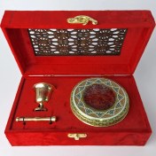 تصویر زعفران ۴ گرمی نگین باکس مخمل 