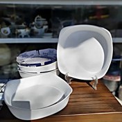 تصویر تابه سفید مربع لومینارک فرانسه مدل اسمارت کازین 20 سانت(پس کرایه) 