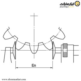 تصویر میکرومتر فک بشقابی میتوتویو خارج سنج 25-0 میلی متر مدل 101-123 