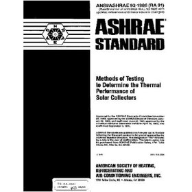 تصویر دانلود کتاب Ashrae Standarts. Methods of testing to determine the termal performance Solar Collectors استانداردهای اشرایی روش های آزمایش برای تعیین عملکرد حرارتی کلکتورهای خورشیدی