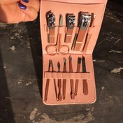 تصویر ست مانیکور همراه با کیف چرمی ا Leather Manicure Set Leather Manicure Set