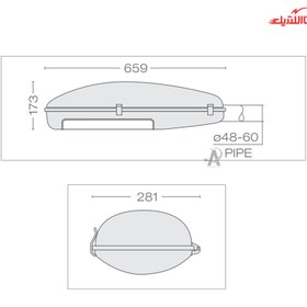 تصویر چراغ خیابانی گلنور طرح کیهان 2 