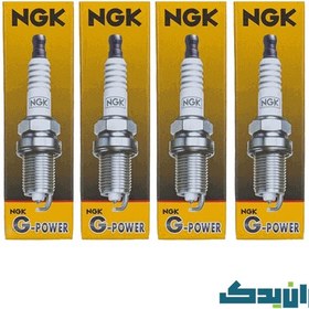 تصویر شمع خودرو ان جی کی (NGK) پایه کوتاه پلاتینیوم سوزنی جی پاور مدل BKR6EGP- 7092 (بسته 4عددی) NGK BKR6EGP 7092 Spark Plug