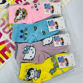 تصویر جوراب بچگانه نیم ساق پک ۱۲ عددی 