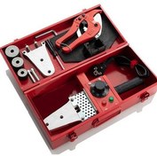 تصویر دستگاه اتو لوله سبز کوچک RSCO با لوازم 