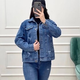 تصویر کت جین ترک - مشکی 