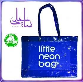 تصویر کیف ساحلی طلقی طرح NEON BAG - فروشگاه ساچلی 