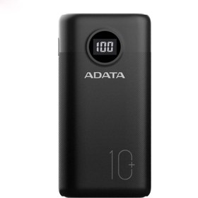 تصویر شارژر همراه ای دیتا مدل P10000QCD ظرفیت 10000 میلی آمپر ساعت Adata P10000QCD 10000mAh Power Bank