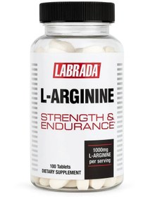 تصویر مکمل ال آرژنین لابرادا ۱۰۰ عددی ۱۰۰۰ میلی‌گرم 