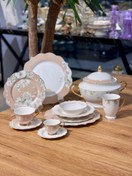 تصویر ست سرویس غذاخوری 24 پارچه ترک پینک مور KITART 