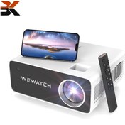 تصویر ویدیوپروژکتور هوشمند اندروید برند WEWATCH V51 PRO 