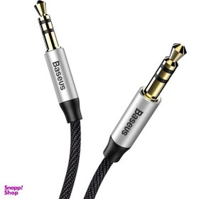 تصویر کابل Baseus Yiven M30 CAM30-B High Copy AUX 1m Baseus Yiven M30 CAM30-B High Copy AUX Cable 1m – High-Quality Audio Connector