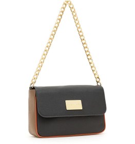 تصویر کیف دوشی زنانه خاکستری تیره پیرکاردین 