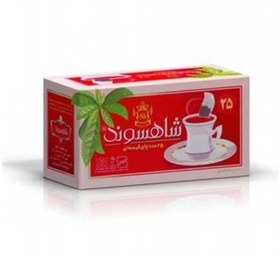 تصویر چای سیاه کیسه ای شاهسوند بسته 25 عددی Shahsavand Black Tea Bag Pack Of 25