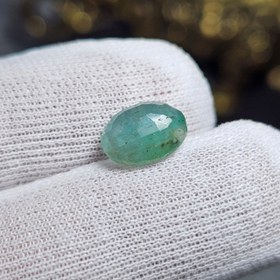 تصویر نگین سنگ زمرد معدنی زامبیا کد 36878 